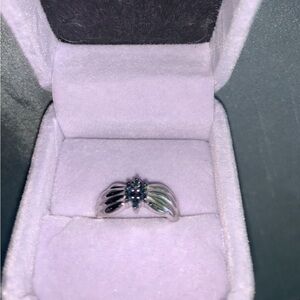 Nearly new Blue Sapphire ring